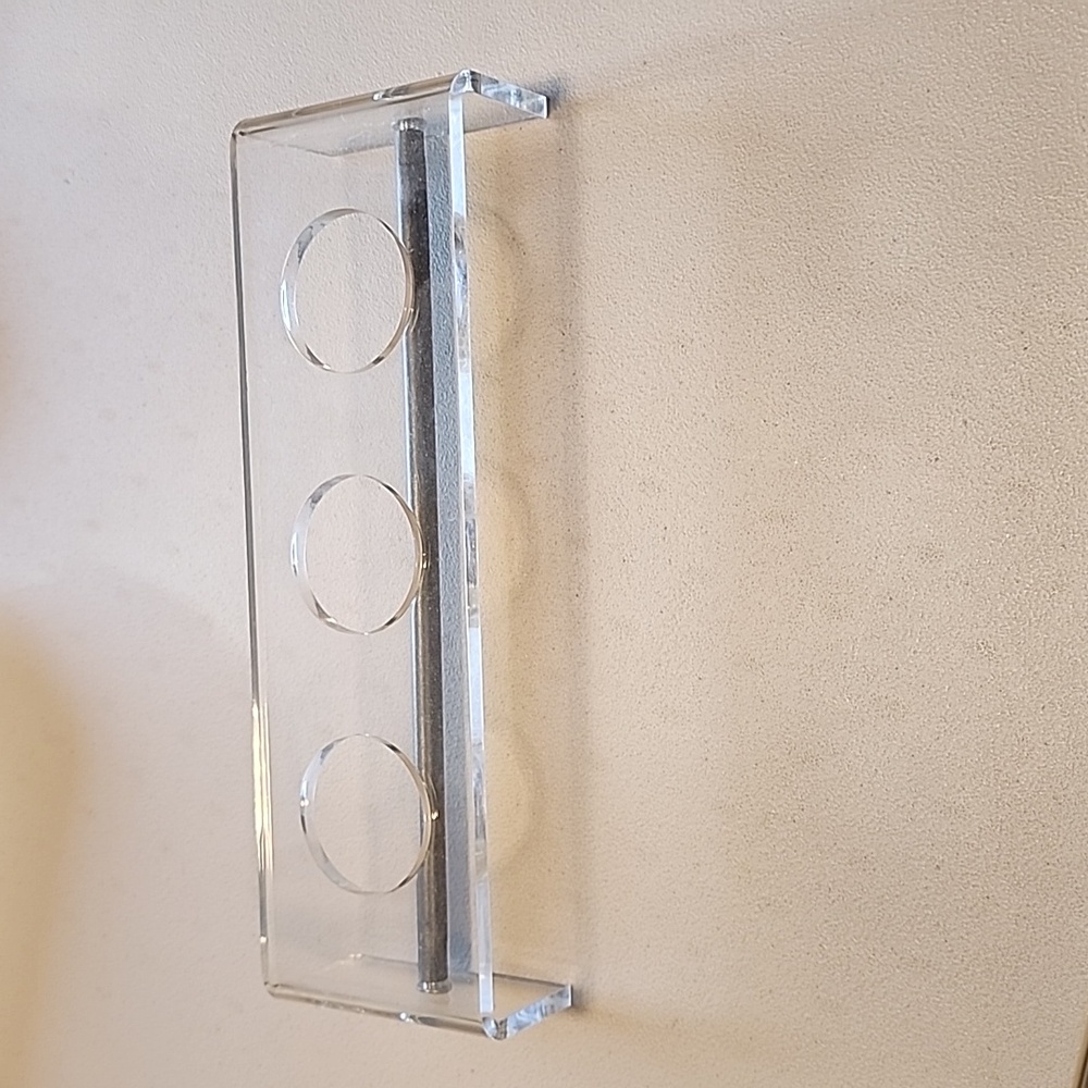 Acrylic and Metal Centerpiece